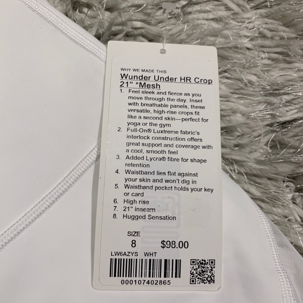 Lululemon NWT wunder under - Picture 5 of 6